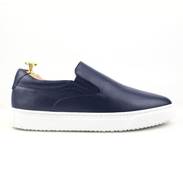 R'360 BASKETS EN CUIR BLEU